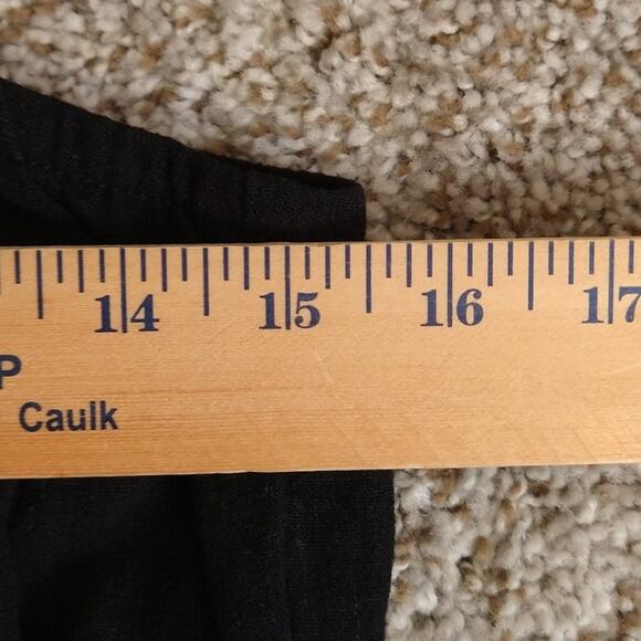 Urban Social Linen Blend Black Camisole Tank Top Size M – Square Neck - Picture 5 of 9